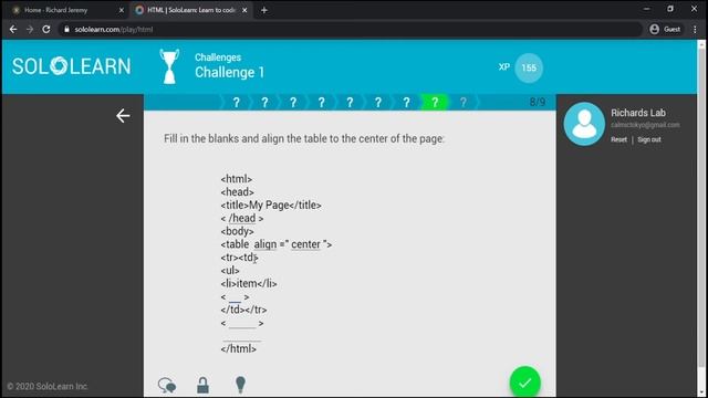 Yuk Ikut Sertifikasi HTML dari SOLOLEARN GRATIS! Lumayan kan buat nambahin sertifikat di Linkedin ! смотреть онлайн