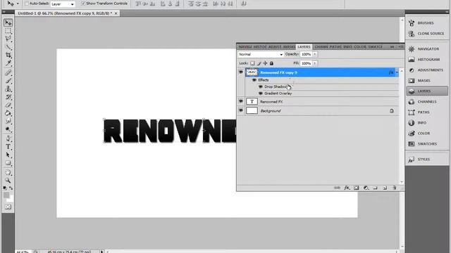 How to create 3D text in Photoshop смотреть онлайн