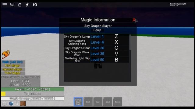 (10K JEWEL CODE!!) Sky Dragon Slayer Magic Showcase/Bit Op смотреть онлайн