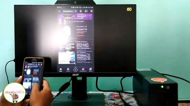 How to smartly share mobile screen to PC monitor screen with or without CPU. смотреть онлайн