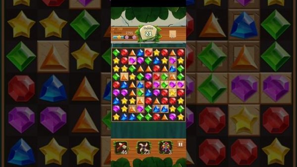 Jewels Jungle ? Level 199 ⭐⭐ 2021 - Jewels & Gems Match 3 Puzzle no Booster ? Android Gameplay ✅