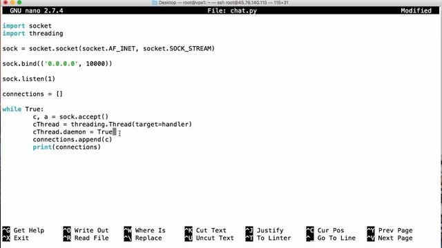 Simple Server in Python смотреть онлайн