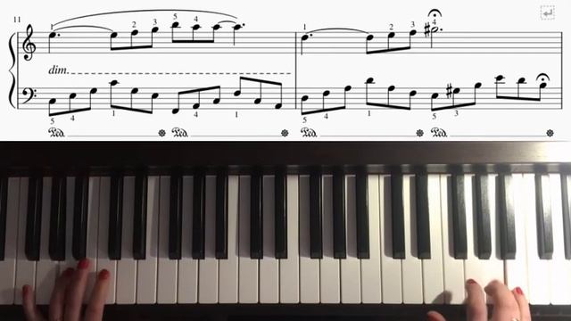 КРАСИВАЯ МЕЛОДИЯ | Маленький принц на пианино | КАК ИГРАТЬ | НОТЫ смотреть онлайн