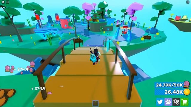 Самый сильный МАГ ! Симулятор волшебника в Роблокс / Wizard Masters Roblox смотреть онлайн