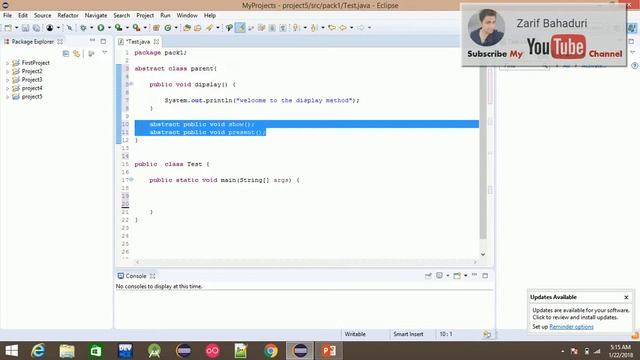 java oop in pashto #64: Abstract classes-1 смотреть онлайн
