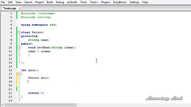 C++ Protected Access Modifier in Classes | CPP Object Oriented Video Tutorial смотреть онлайн