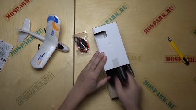 Обзор радиоуправляемого микро самолета The Glider Aircraft от Transjoy Часть 1 - Распаковка