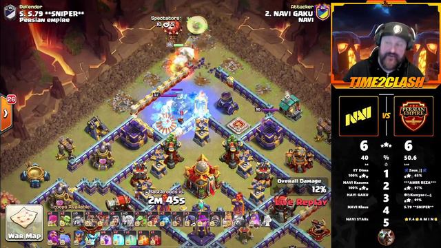 NAVI GAKU needs the FROZEN ARROW, will it save the 3 Star? Clash of Clans Townhall 16 Esports смотреть онлайн