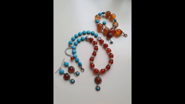 Украшения на продажу - родонит сердолик ... смотреть онлайн