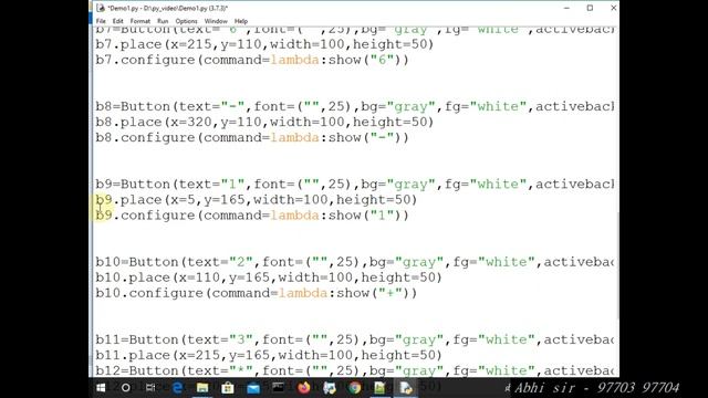How To Create Calculator in Python part 11 Tkinter in hindi смотреть онлайн