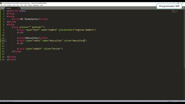 28 Programación en PHP || Formularios || 1. Envio de Datos смотреть онлайн