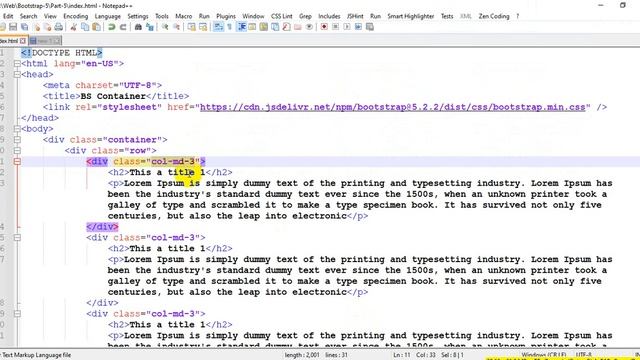 Bootstrap5 | Bootstrap grid & breakpoin | Part-5 смотреть онлайн