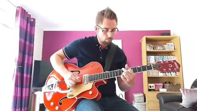 Mr Sandman by Chet Atkins - Gretsch 6120SSU Brian Setzer with Thomastik Flatwound strings смотреть онлайн