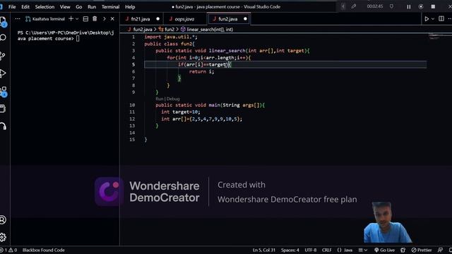 Linear search algorithm in JAVA|| Kaaltatva coders смотреть онлайн