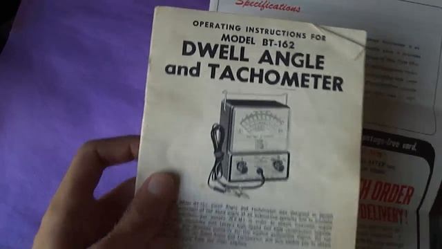 Dwell Angle and Tachometer- by Accurate Instrument Company (circa 1967) смотреть онлайн