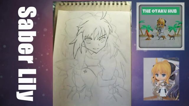 Saber Lily (Fate/stay night) Drawing смотреть онлайн