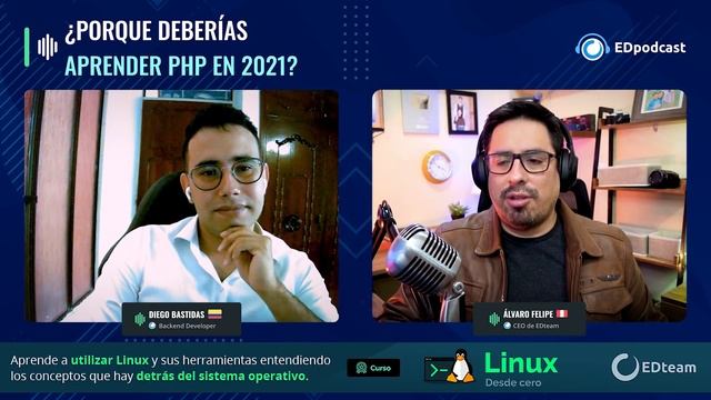 #EDpodcast - 6: ¿Por qué deberías aprender PHP en 2021? смотреть онлайн