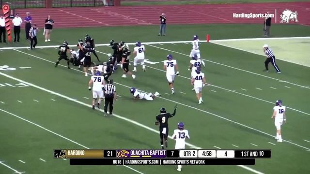 2021 Harding Football Highlights vs. Ouachita Baptist смотреть онлайн