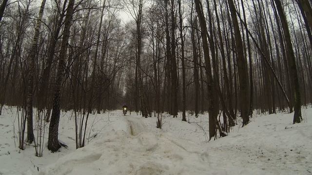 XR 250 winter riding смотреть онлайн