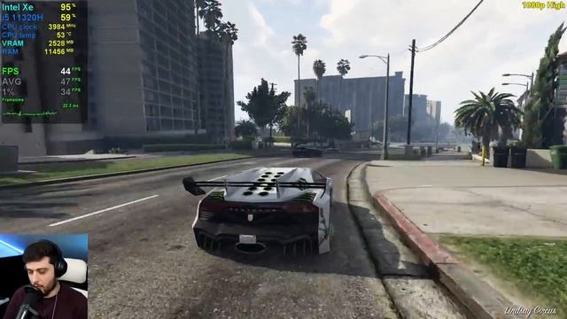 Intel Iris Xe Graphics | GTA 5 + Online - 1080p, 900p, 720p смотреть онлайн