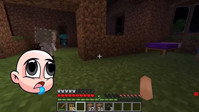 ¡APARECE LA MUJER DE LA VENTANA! 😨 😭 BEBE NOOB Y NOOBSI en MINECRAFT смотреть онлайн