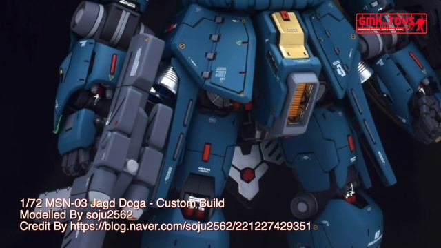 1/72 MSN-03 Jagd Doga - Custom Build(ヤクト・ドーガ) смотреть онлайн