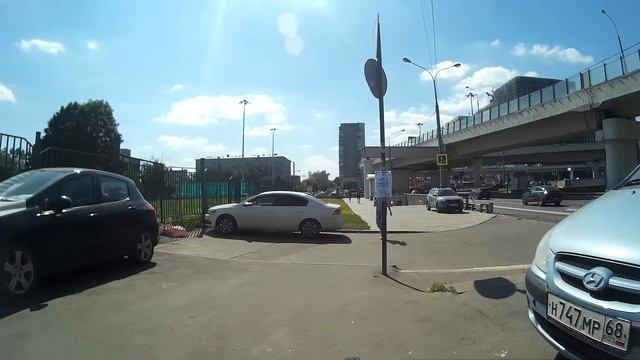 Новая Башиловка: виды застройки ЖК "Арена Парк" вдоль ТТК смотреть онлайн