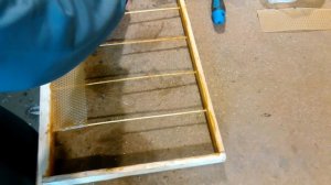 ???Рамка дадан-300 без проволоки. Пчеловодство, пасека, улей, развитие пчел. Медосбор 2019