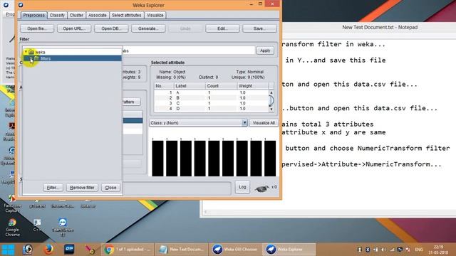 how to use numeric transform filter in weka смотреть онлайн