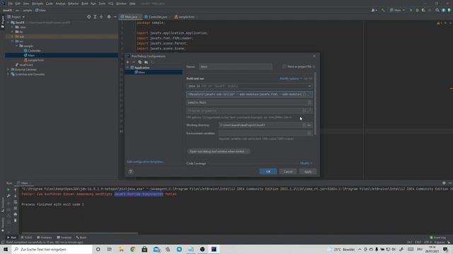 JavaFX #01 Kurulum ve Ilk Projeyi Baslatmak смотреть онлайн