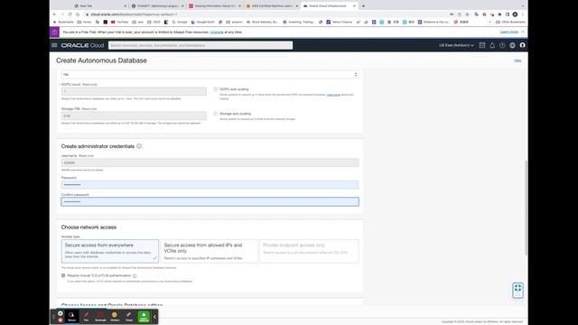 Creating an Oracle Autonomous Database смотреть онлайн