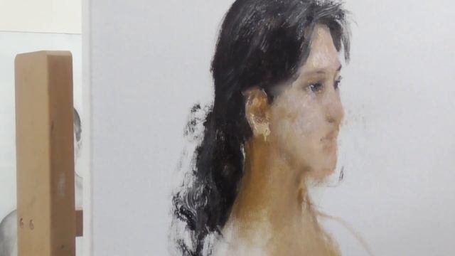 【Portrait Painting Demo】Nikolai Blokhin Live Portrait Painting