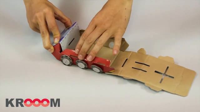 Картонный игровой набор Krooom «Полиция Галактики-738» смотреть онлайн