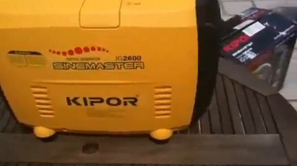 Kipor - IG 2600 - работает и осматриваем
