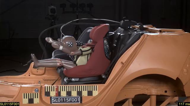 Maxi-Cosi AxissFix | группа 0+1 | краш-тест | фронтальный удар смотреть онлайн