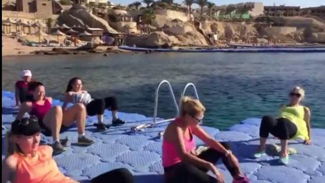 Фитнес-тур в Египет с Еленой Санжаровской (Шарм-эль-Шейх, апрель 2015 г.) смотреть онлайн