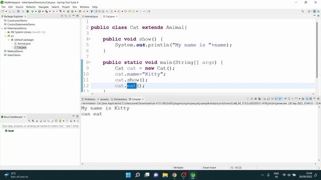 Inheritance in Java | Types of Inheritance | Java Tutorial | Live Demo смотреть онлайн