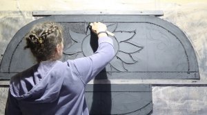 Процесс создания рельефа