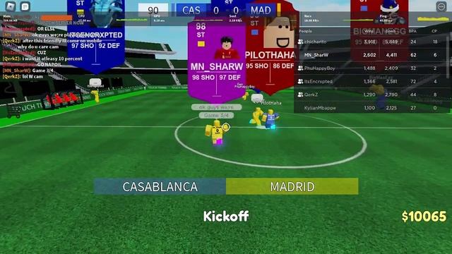 4v4 friendly in a Touch Football League! (Roblox Touch Football League) смотреть онлайн