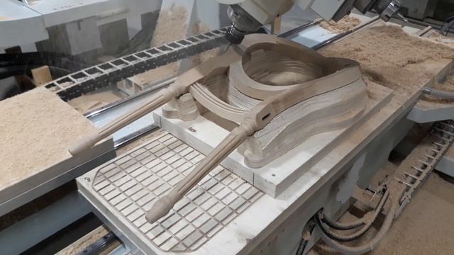 Стул "Медальон". Обработка спинки. смотреть онлайн