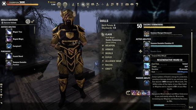 ⚡'Stormbound Sentinel' Sorcerer Tank Build | Elder Scrolls Online | Necrom смотреть онлайн
