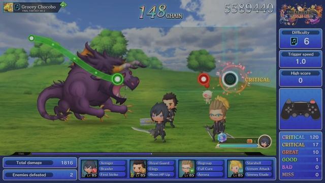 THEATRHYTHM FINAL BAR LINE Groovy Chocobo смотреть онлайн