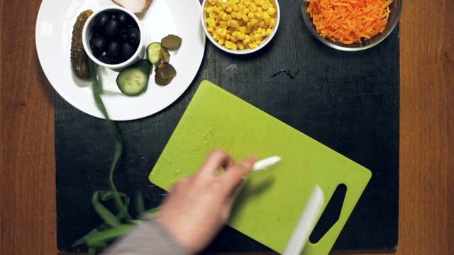 Салат с кукурузой и ветчиной смотреть онлайн