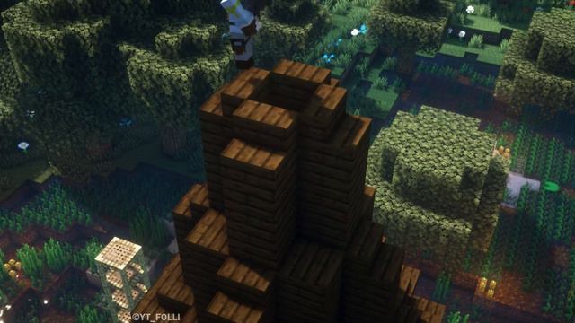 Майнкрафт (Minecraft) - Как построить домик на болоте для начинающих смотреть онлайн