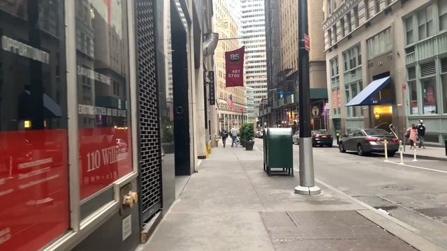 ⁴ᴷ⁶⁰ Walking Around the Financial District of New York City смотреть онлайн