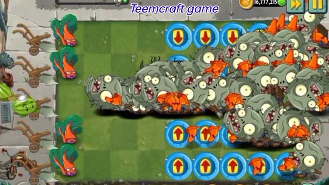 Plants vs Zombies2 1000 Zombie 9999hp vs all plants 99 level// pvz2 custom gameplay? смотреть онлайн
