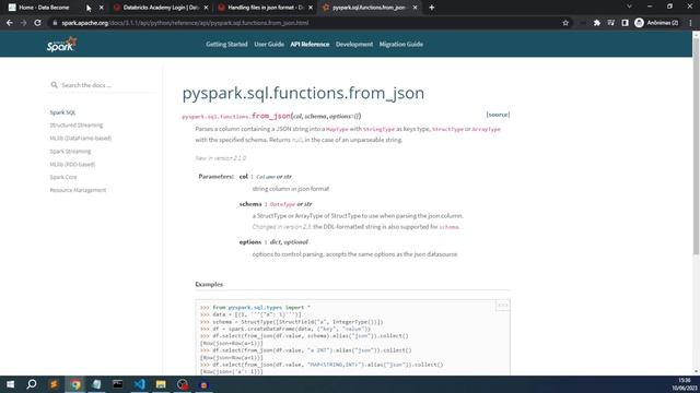 PySpark Databricks: funções from_json e schema_of_json - Colunas JSON como string. смотреть онлайн