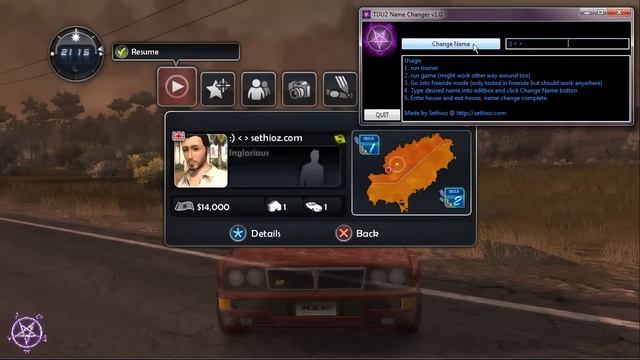 Test Drive Unlimited 2 v031b15 (TDU2 / DLC2) - trainer - Custom Name Changer смотреть онлайн