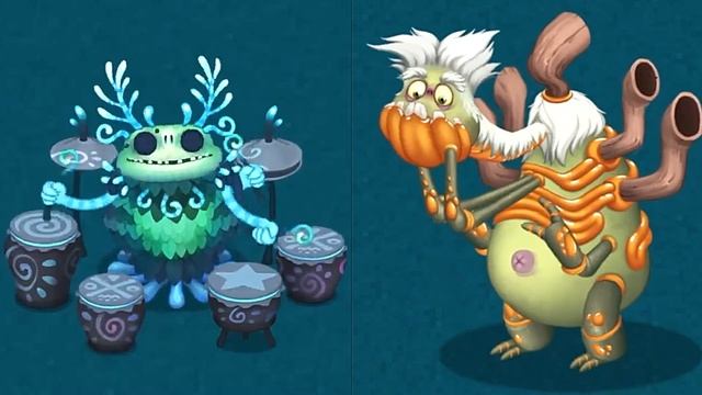 Rare Gheegur - ALL DUETS | My Singing Monsters смотреть онлайн