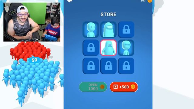 NOOB vs PRO vs HACKER en Count Master | JUEGOS KARIM JUEGA смотреть онлайн